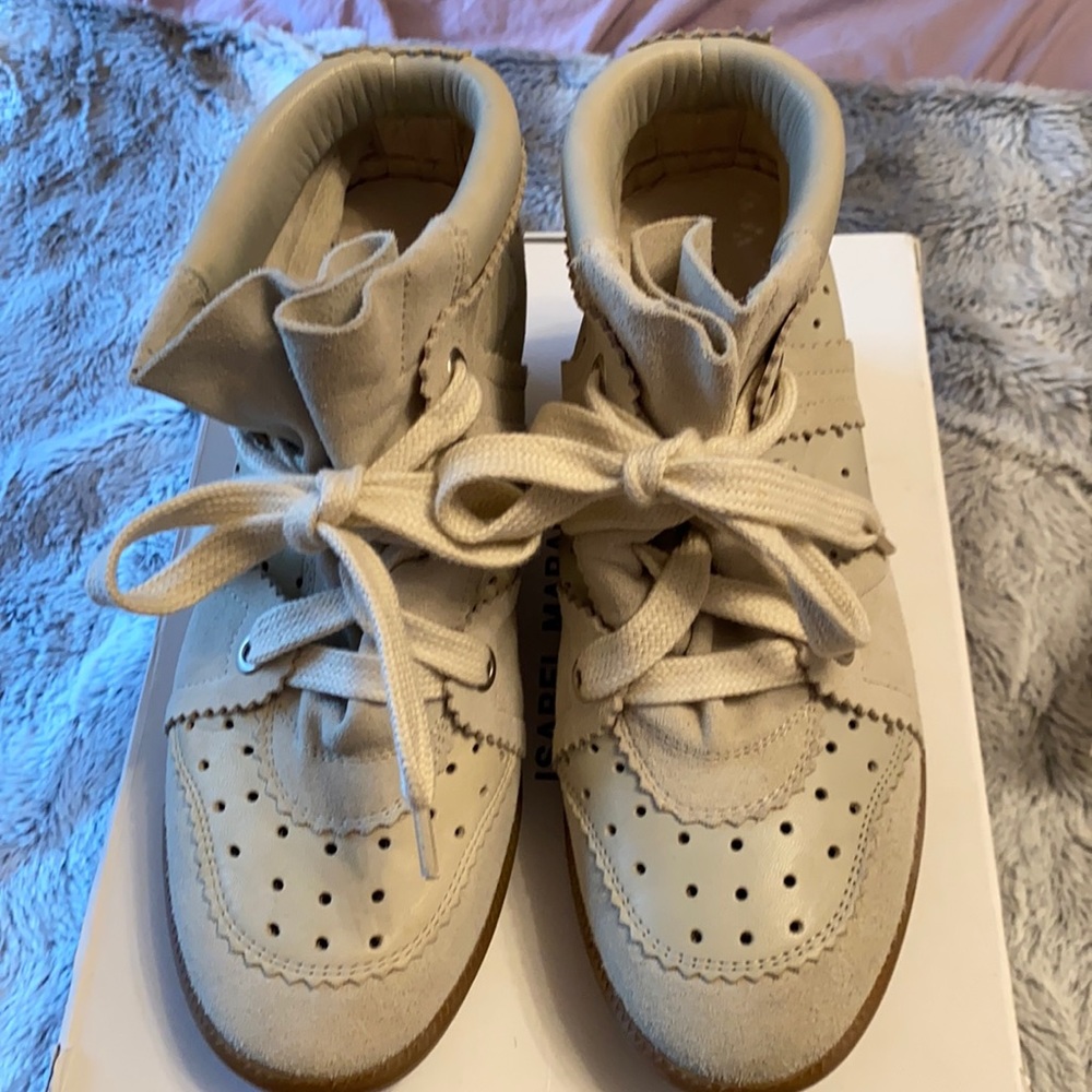 Isabel Marant Betty wedge sneakers